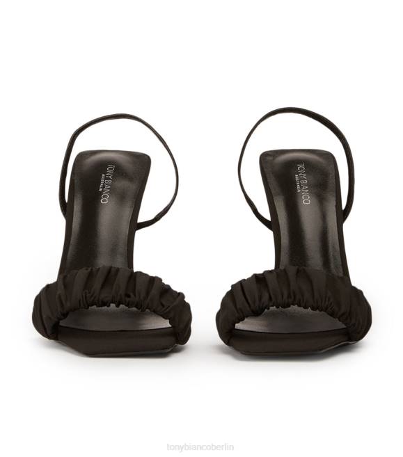 Stöckelschuhe| de Tony Bianco Frauen Nixon-Heels schwarzer Krepp 4624154
